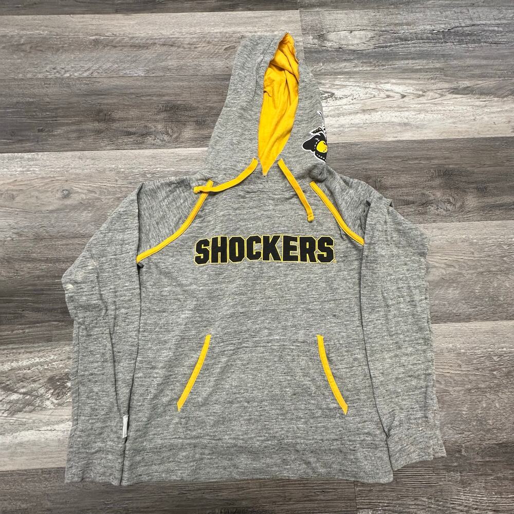 Wichita State Shockers HoodieVintage PINK Victorias Secret‎ Gray Yellow Women XS